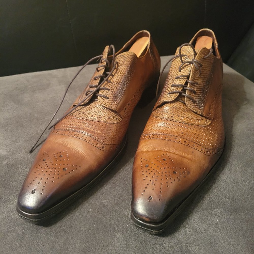 Jo Ghost size 45/Us12 brown leather shoes